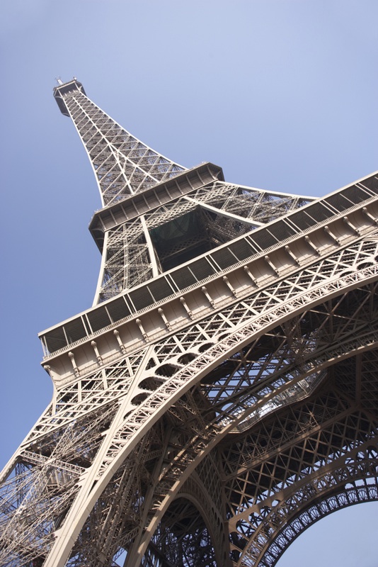 Eiffel Tower With Blue Sky
